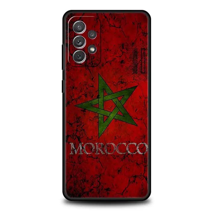 Coque de téléphone Marocain Feel Soccer pour Samsung Galaxy, coque souple, A51, A71, A21S, A12, A11,