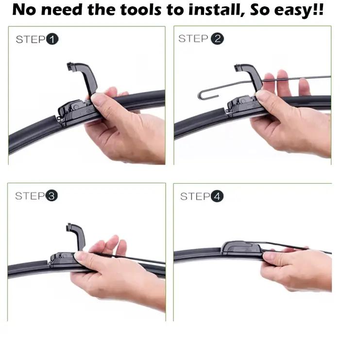 Erick's – jeu de balais d'essuie-glace avant et arrière, pour Nissan Note E11 2004 – 2013, brosse de