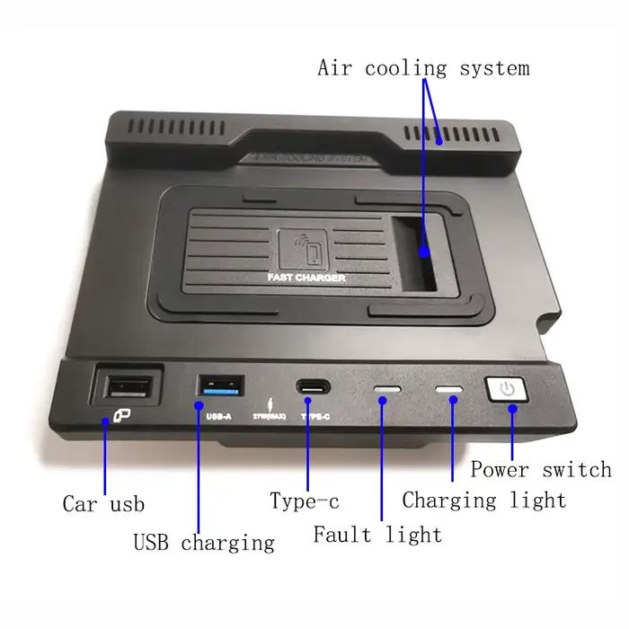 Chargeur sans fil pour voiture 15W pour Mercedes Benz W177 W188 W247 GLA CLA GLB 2019 2020 2021 2022
