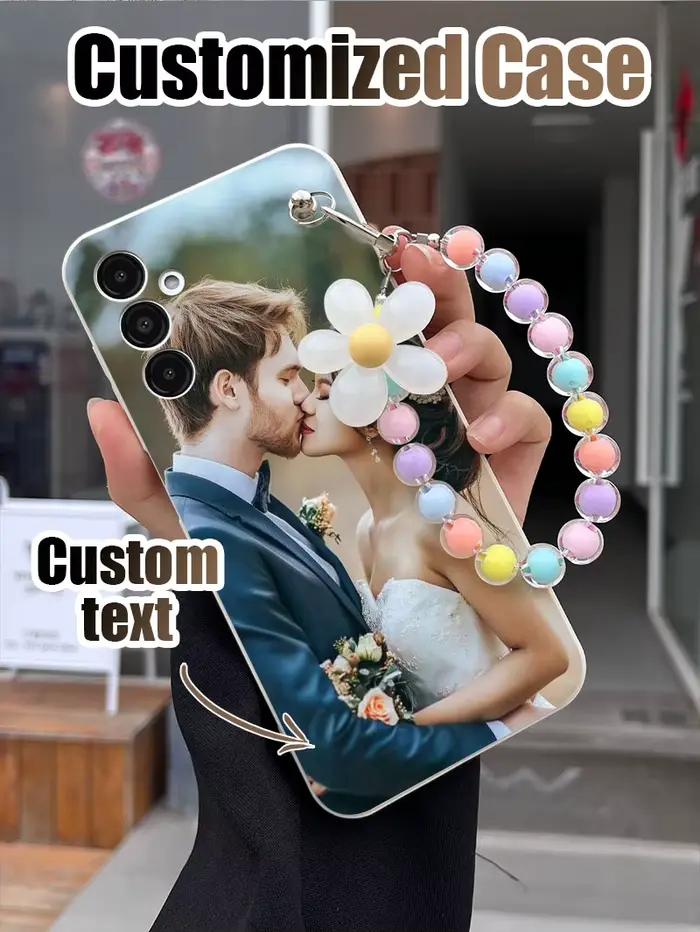 Coque de téléphone avec lanière personnalisée, Photo à faire soi-même, pour Samsung Galaxy A07 A17 A
