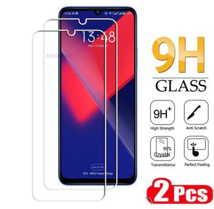 2 pièces de verre trempé pour Wiko 10 T10 T50 Voix Power U10 U20 U30 T3 Y62 Plus Y82 View4 Lite View