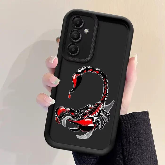 Coque souple pour Samsung Galaxy A14 A32 A16 A26 A22 A33 A24 A13 A36 A23 A12 A34 A56 Scorpion Cool