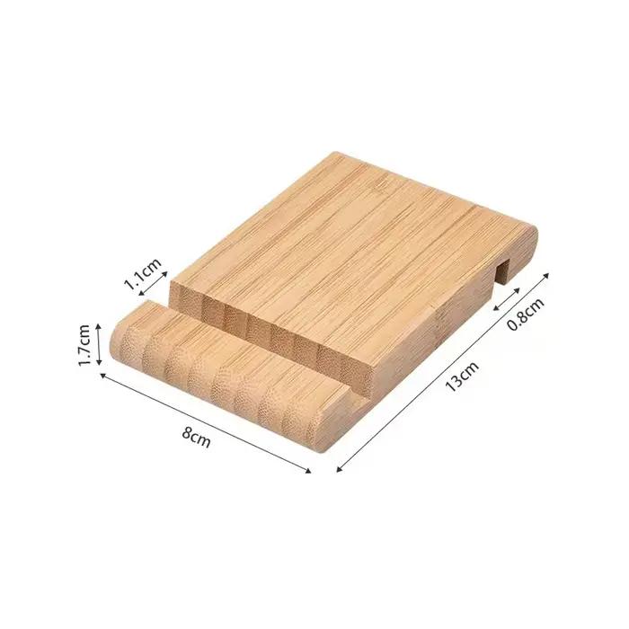 1PC support pour téléphone portable support pour téléphone portable en bois Base en bois téléphone p