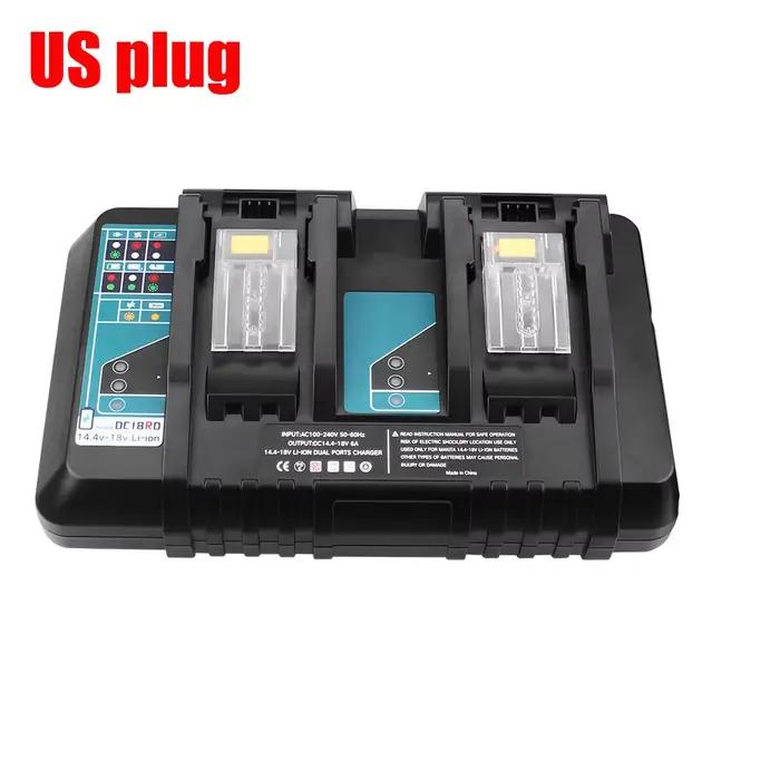 Station de charge portable pour batterie au lithium, chargeur rapide à double port, chargeur de batt