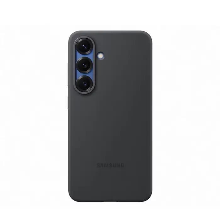 Coque d'origine Samsung Galaxy S25 S25 + coque en Silicone soyeux luxe doux au toucher Anti-choc pou