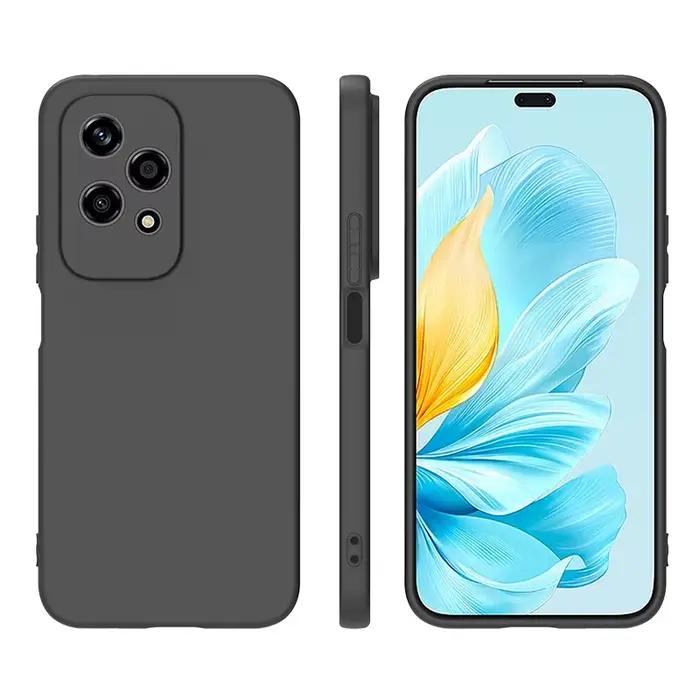 Étui pour Honor 200 Lite 200Lite  TPU souple  Noir  Mince  Etui Silicone Mat pour Honor 200 Lite  Co