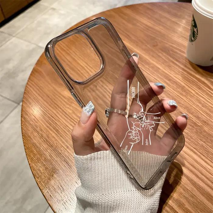 Coque de téléphone personnalisée avec nom personnalisé, compatible avec iPhone17 16 15 14 13 12 11Pr