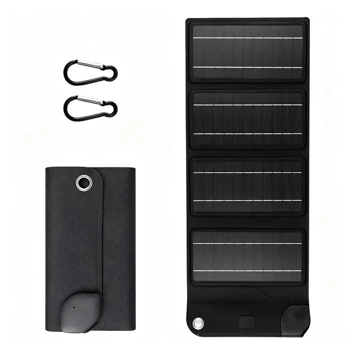 Chargeur solaire 28W avec USB, chargeur solaire portable pour téléphone, pour le camping, la randonn