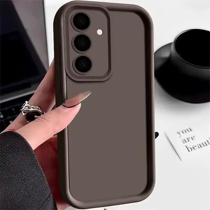 Coque en TPU souple pour Samsung Galaxy A56 A55 A54 A53 A35 A15 A16 A25 5G S24 S26 S25 Ultra S23 FE,