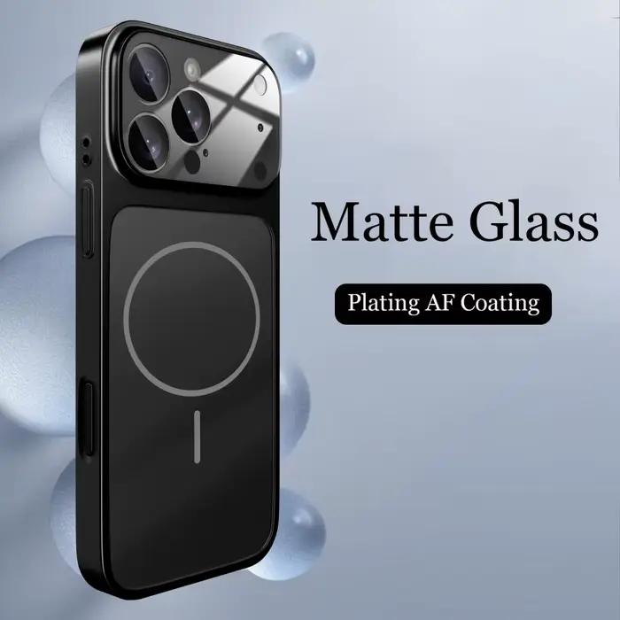 Étui de luxe Original pour Magsafe, armure mate, pour iPhone 17 Air 16 15 14 13 Pro Max, chargement 
