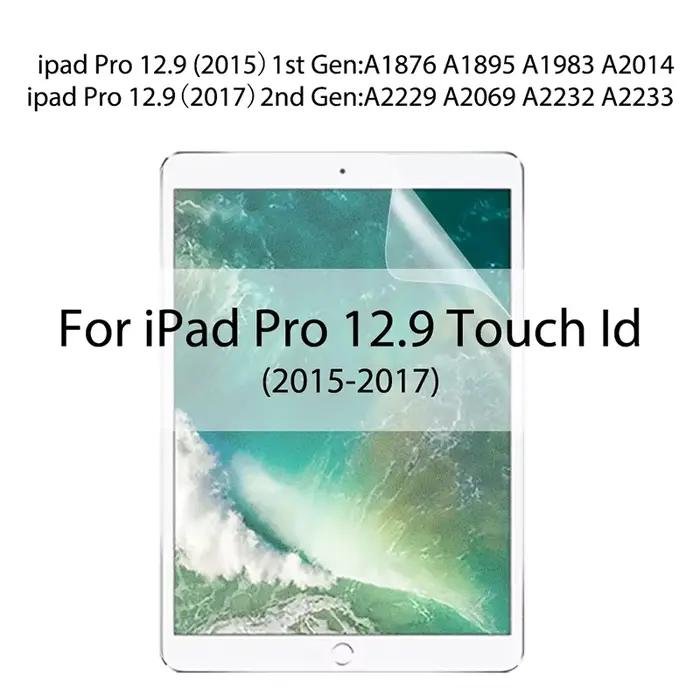 Protecteur d'écran PET pour Apple IPad Pro 12.9 6e 5e 4e 3e 2e 1e Film de protection pour Pro 12.9 2