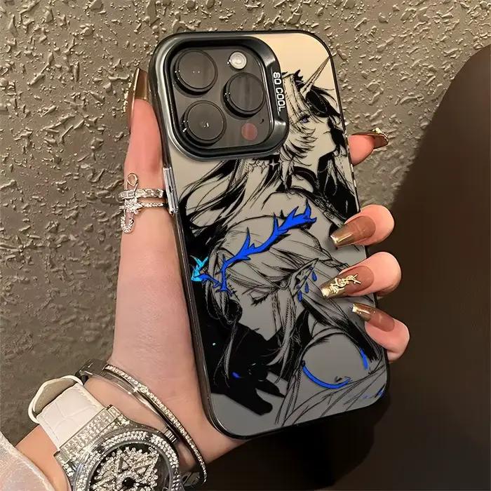 Nouveau luxe Wuthering Waves Cartethyia coque souple protection pour iPhone 11 12 13 14 16 15 17 Pro