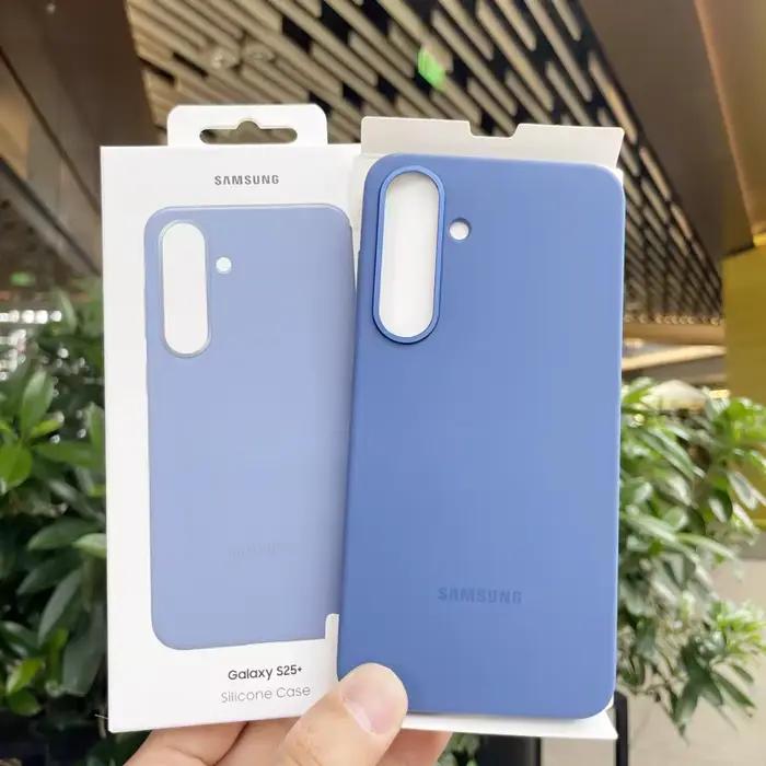 Coque en silicone officielle d'origine Samsung S25 Plus pour Galaxy S25Plus S25 + 5G housse de Prote