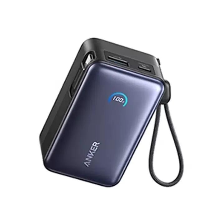 Anker 45W batterie externe 10000mAh intégré 70cm câble rétractable Instacord chargeur Portable pour 