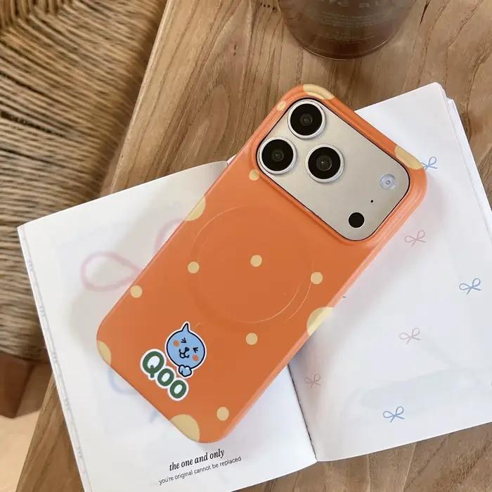 Coque de protection antichoc pour iPhone 17 Pro Max 15 16 avec support magnétique motif canette de C
