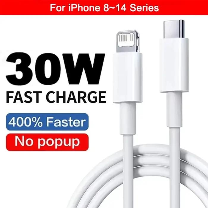 PD 30W Chargeur Rapide Pour iPhone 15 11 12 13 14 Pro Max Plus XR X XS Max Chargeur De Charge Rapide