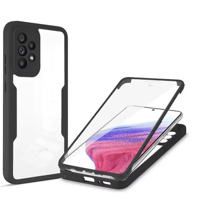 Coque transparente de Protection complète 360 pour Samsung Galaxy A53 5G A73 A23 A13 4G A55 5G A35 A