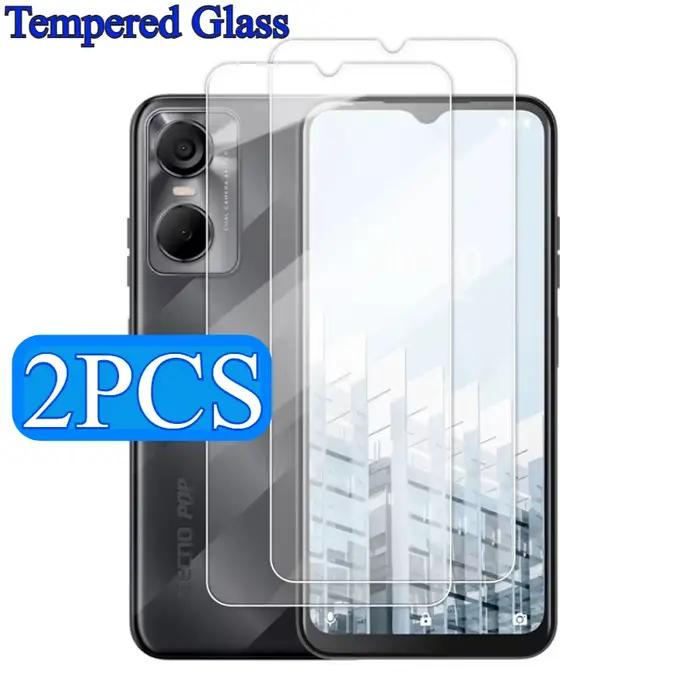 Verre pour Tecno Pop 9 8 7 6 5 Pro protecteur d'écran pour Tecno Pop 9 8 7 6 5X 5S Film de protectio