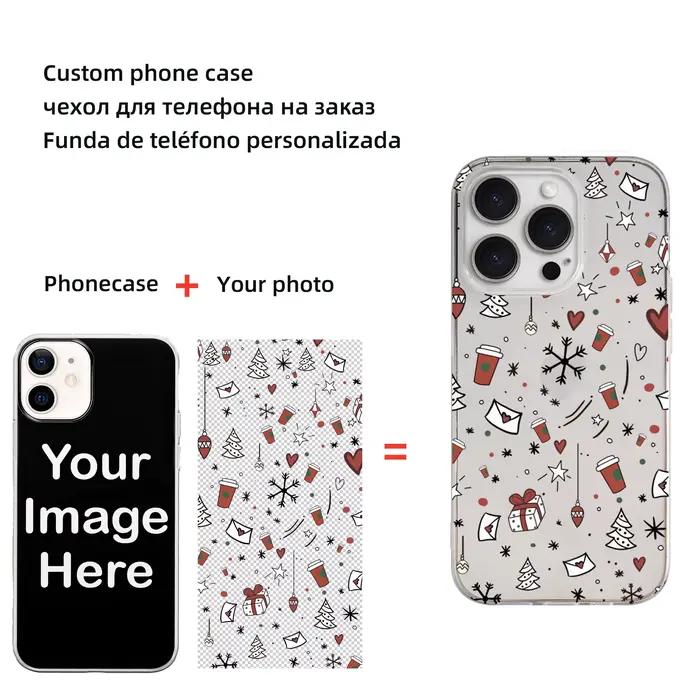 Coque de téléphone transparente personnalisée pour Samsung, coque souple pour Samsung S21, 22, 23, 2