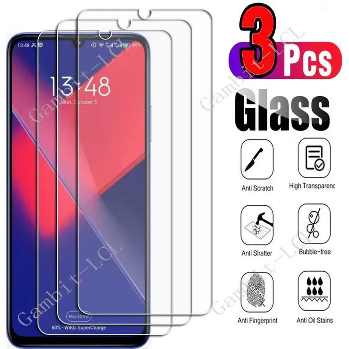 3 pièces pour Wiko 10 T10 T50 Voix Power U10 U20 U30 T3 Y62 Plus Y82 View4 Lite View5 Y81 Film de pr