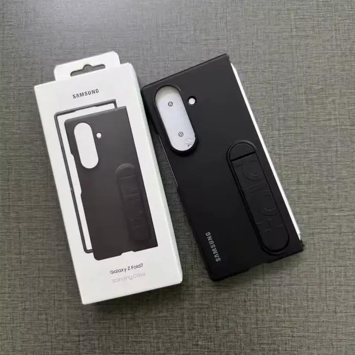 Nouvelle coque de protection antichoc pour Samsung Galaxy Z Fold 7 avec support pliable et coque rig