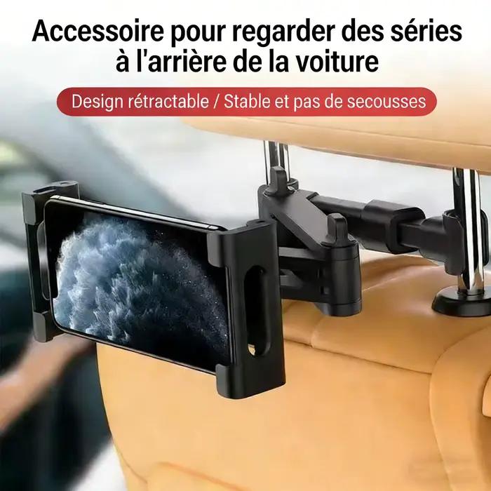 Support de tablette pour voiture, support de tablette pour appuie-tête, support télescopique multifo