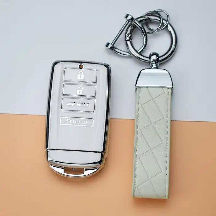 Étui souple en TPU pour Honda Acura RLX MDX CDX TLX-L NSX RDX, housse de protection pour porte-clés 