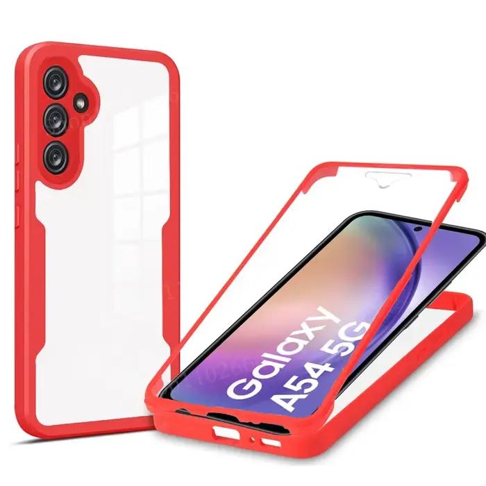 Coque de téléphone à couverture complète 360 pour Samsung Galaxy A57 A56 A54 A37 A36 A55 A17 A16 A15