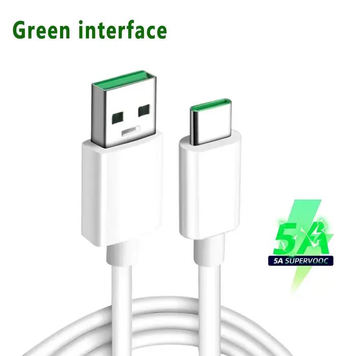 Câble de chargeur rapide d'origine OPPO 80W SUPERVOOC USB Type C pour Oppo Find X9 Pro X8 X6 X5 Lite