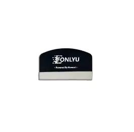 FONLYU 50pcs 3D Relief téléphone arrière peau autocollant Micas gaufrage impression arrière verre dé