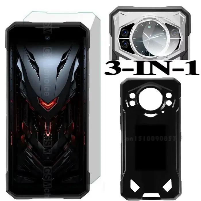 Étui de protection en verre trempé pour Doogee S200, Film de protection pour lentille Doogee S200