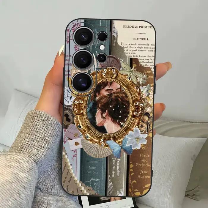 Coque de téléphone Pride And Prejudice Jane Austen, pour Samsung S 24 Fe 25 Ultra Plus 20 Lite 21 30