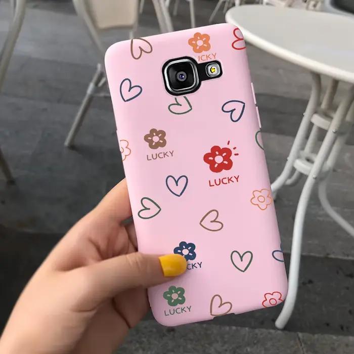 Coque de téléphone pour Samsung Galaxy A5 2017 Samsung A5 2016, belle couverture arrière pour femmes