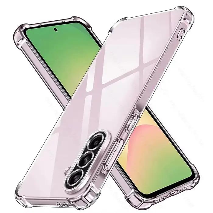 Coque souple antichoc en silicone transparente pour Samsung Galaxy A56 A57 5G, compatible Samsung A5