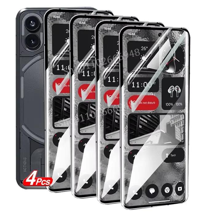 Protecteur d'écran pour rien de téléphone 2A 3A Pro, 4 pièces, Film Hydrogel souple pour rien de tél