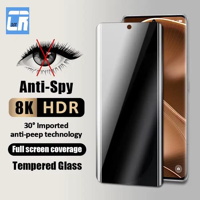 Protecteur d'écran incurvé complet pour OPPO, Find X6 X5 Bery Neo, verre anti-espion Guatemala, Reno