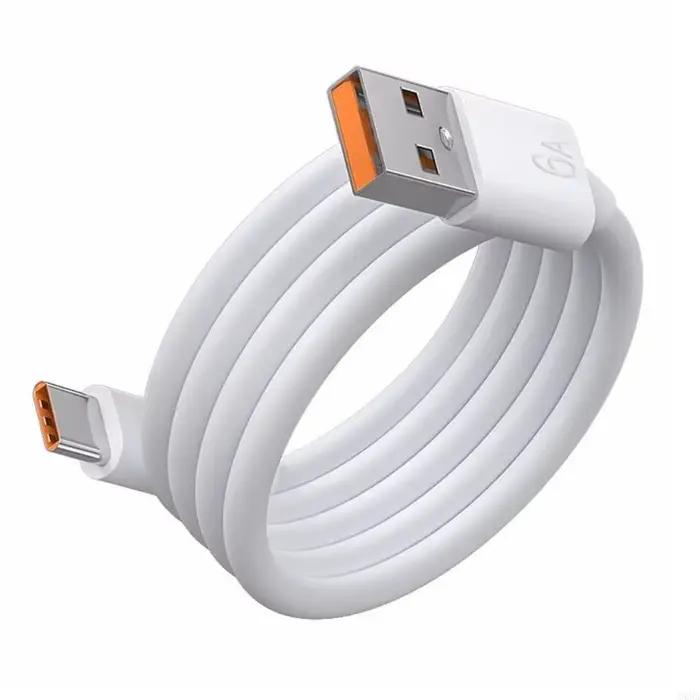 Câble USB C 66W, charge rapide et câble de données 40Mbps 6A pour plusieurs appareils mobiles, table