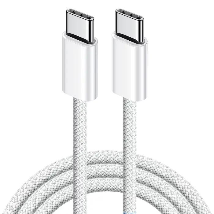 Câble de Charge rapide PD 60W 1m 2m, Type C à Type C, câble de Date pour téléphone portable, pour Ip