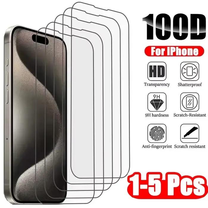Protecteur d'écran en verre pour iPhone, Film de protection en poly, Guatemala, iPhone 16, 15, 14, 1