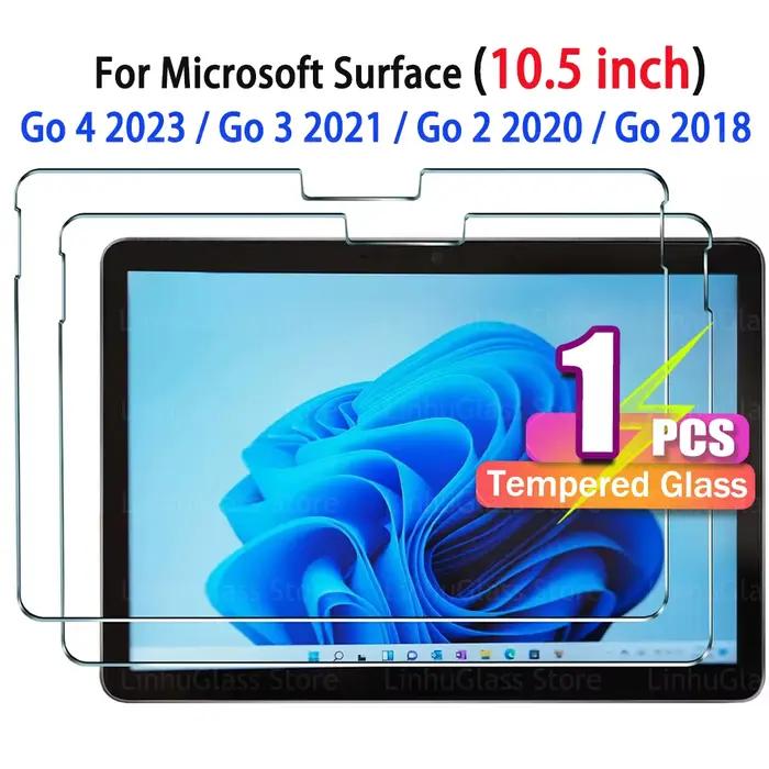 Verre trempé pour Microsoft Surface Go 4 2023 / Go 3 2021 / Go 2 2020 / Go 2018 (10.5 ") Film de pro