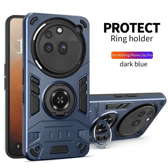 Coque pour téléphone rien 3A PRO 3aPro, armure de protection antichoc, anneau métallique, support, C
