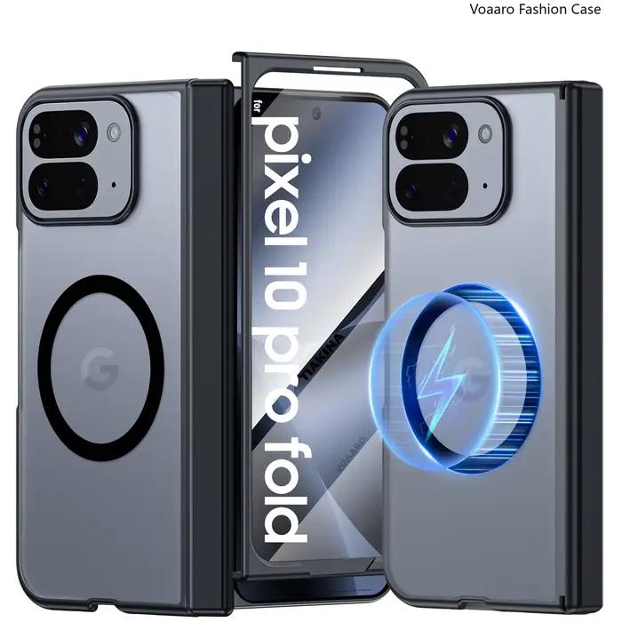 Funda magnétique pour Google Pixel 10 Pro, étui de Protection à charnière pliable, cadre avant avec 