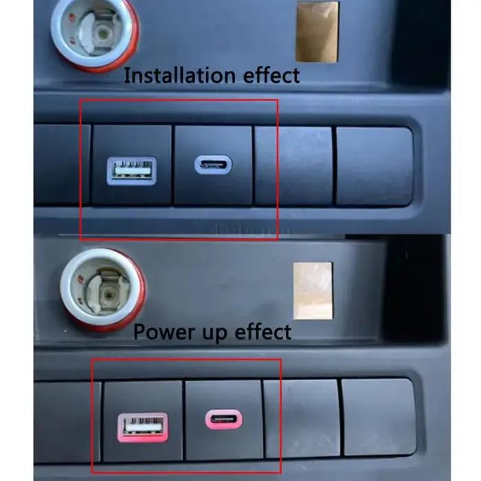Prise de charge rapide PD Type-C pour voiture, adaptateur d'alimentation à charge rapide pour VW Gol