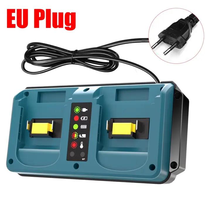 Chargeur de remplacement à double Port pour batterie Makita 18V, Compatible avec batterie Li-ion 14.