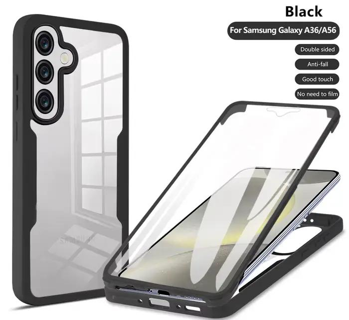 360 °   Coque de protection pour Samsung A07, Galaxy A17, A26, F06, S25 FE, M36, anti-chute, avec fi