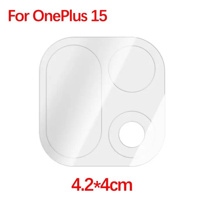 Protecteur d'objectif de caméra arrière en verre trempé pour OnePlus 15, Films de protection anti-ra