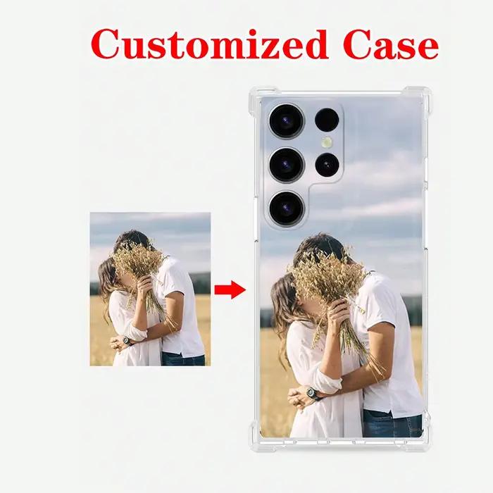 Coque de téléphone en silicone transparente personnalisée avec photo, pour Samsung Galaxy A13 A23 A3