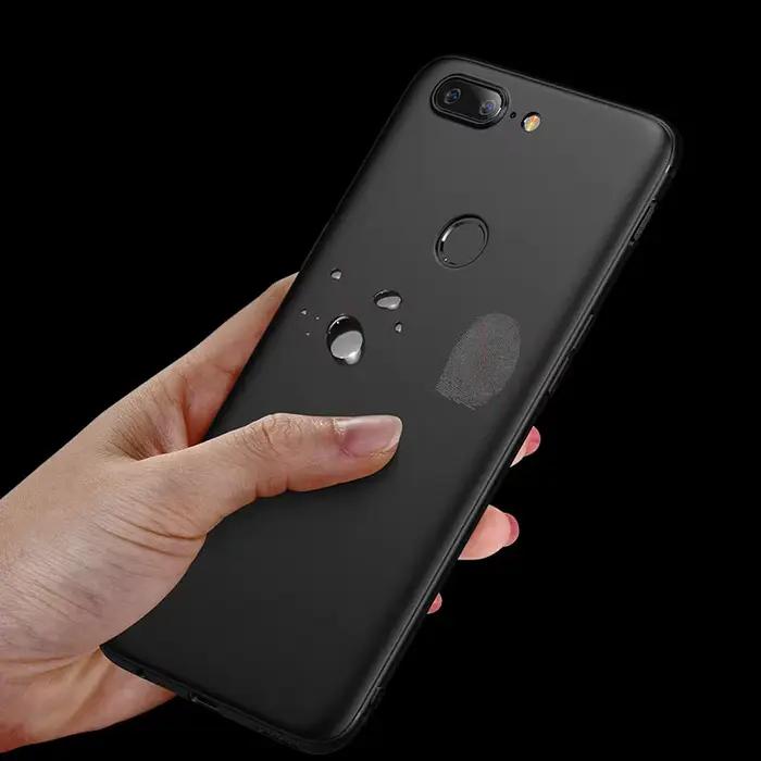 Étui mat pour oneplus 5t étui A5010 oneplus 5t couverture souple tpu mince silicone dos ultra mince 