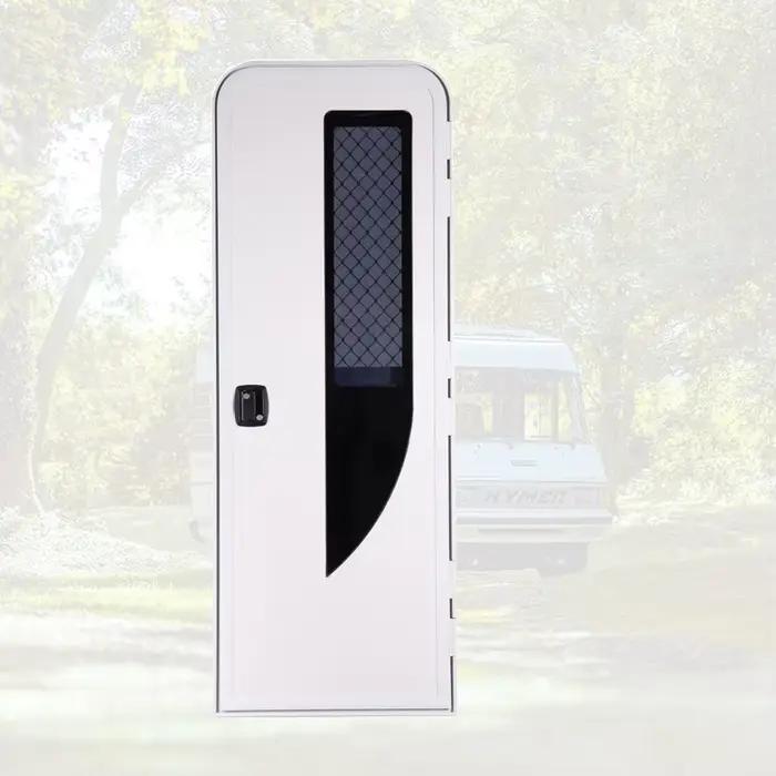 Porte d'entrée RV soigneusement sélectionnée, avec porte aveugle et intérieure, Type couteau unique,
