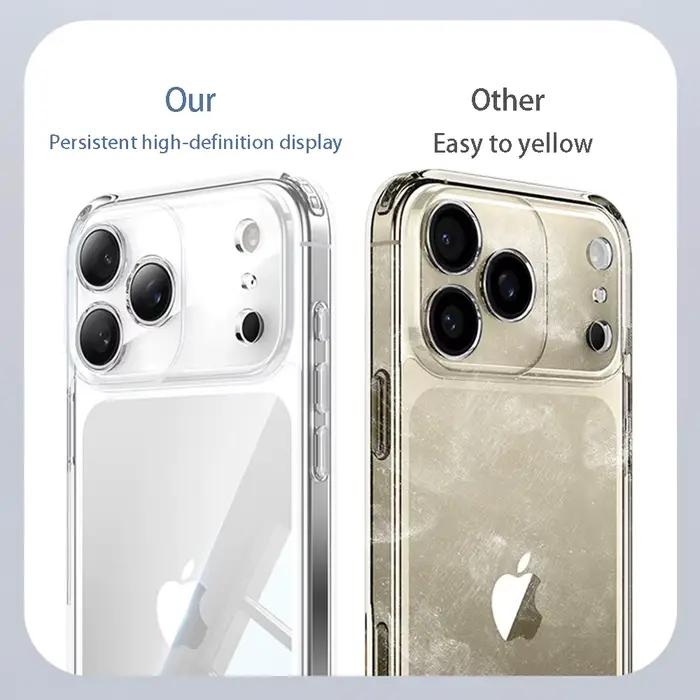 Coque de téléphone transparente de luxe pour iPhone 17 Pro Max Air